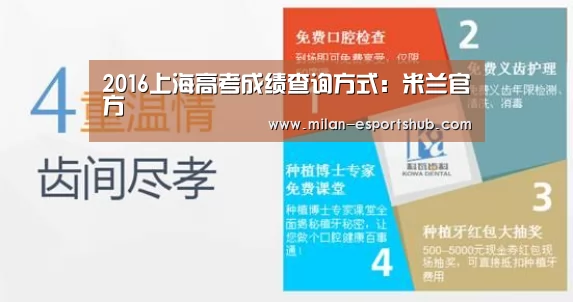 2016上海高考成绩查询方式:米兰官方(图3) 米兰官方