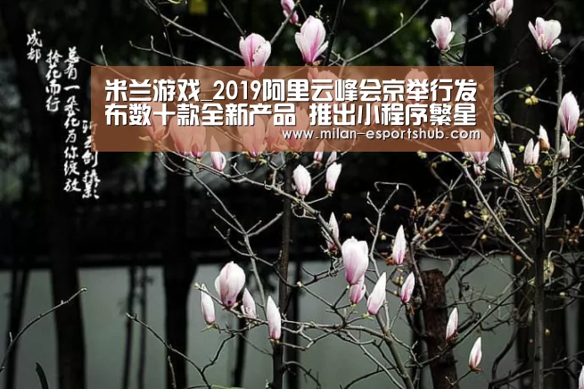 米兰游戏_2019阿里云峰会京举行发布数十款全新产品 推出小程序繁星计划(图3) 米兰官方