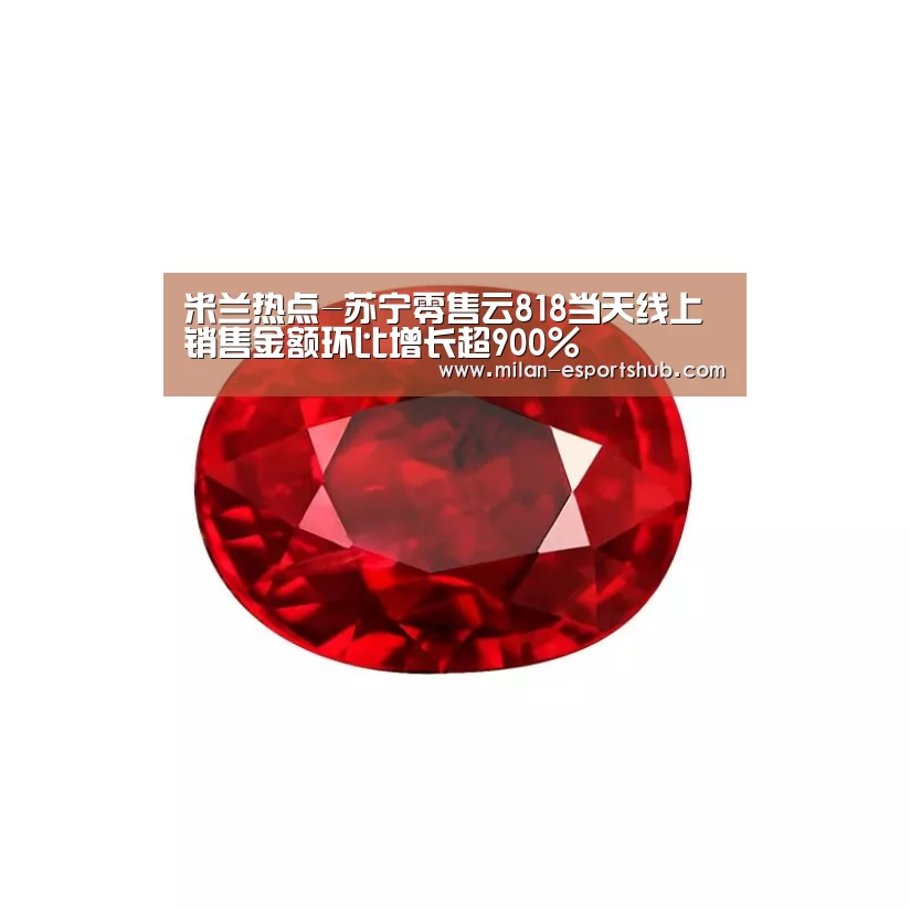 米兰热点-苏宁零售云818当天线上销售金额环比增长超900%(图1) 米兰官方